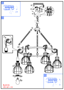 Bruksanvisning Eglo 43194 Lampa