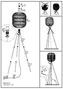 Bruksanvisning Eglo 43219 Lampa