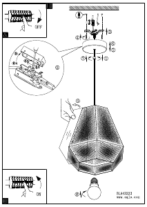 Bruksanvisning Eglo 43227 Lampa