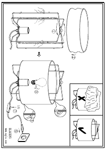 Bruksanvisning Eglo 43293 Lampa