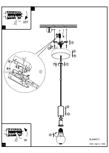 Bruksanvisning Eglo 49071 Lampa