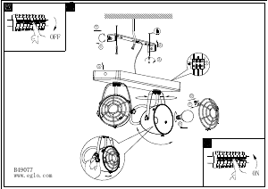 Bruksanvisning Eglo 49077 Lampa