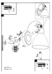 Bruksanvisning Eglo 49085 Lampa