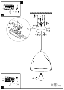 Bruksanvisning Eglo 49093 Lampa