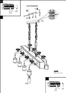 Bruksanvisning Eglo 49099 Lampa