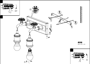 Bruksanvisning Eglo 49102 Lampa