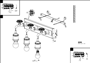 Bruksanvisning Eglo 49103 Lampa