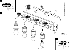 Bruksanvisning Eglo 49104 Lampa