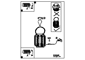 Bruksanvisning Eglo 49134 Lampa