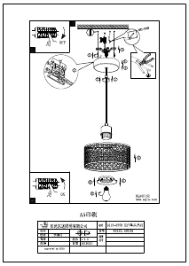 Bruksanvisning Eglo 49162 Lampa