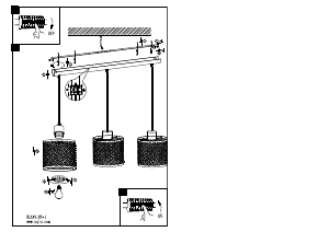 Bruksanvisning Eglo 49166 Lampa