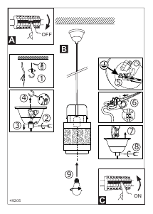 Bruksanvisning Eglo 49205 Lampa