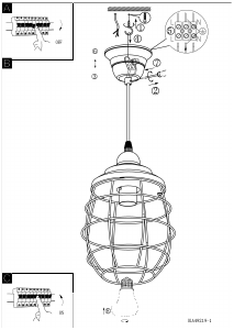 Bruksanvisning Eglo 49219 Lampa