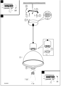 Bruksanvisning Eglo 49238 Lampa