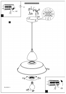 Bruksanvisning Eglo 49243 Lampa