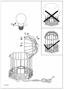 Bruksanvisning Eglo 49287 Lampa