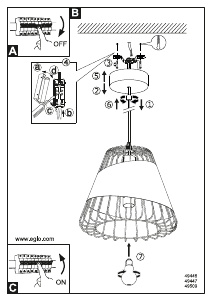 Bruksanvisning Eglo 49446 Lampa