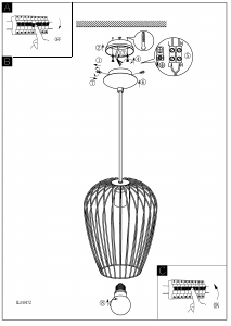 Bruksanvisning Eglo 49472 Lampa