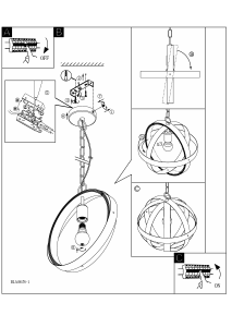 Bruksanvisning Eglo 49476 Lampa