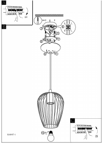 Bruksanvisning Eglo 49477 Lampa