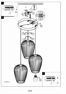 Bruksanvisning Eglo 49479 Lampa