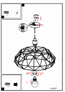 Bruksanvisning Eglo 49488 Lampa