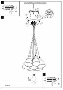 Bruksanvisning Eglo 49494 Lampa