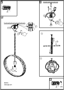 Bruksanvisning Eglo 49516 Lampa