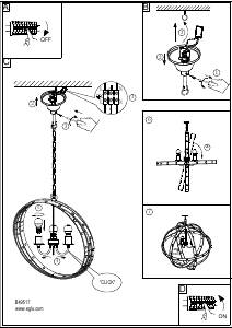 Bruksanvisning Eglo 49517 Lampa