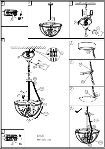 Bruksanvisning Eglo 49539 Lampa