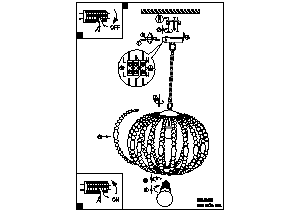 Bruksanvisning Eglo 49608 Lampa