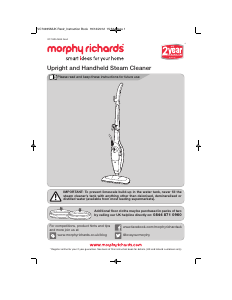 Bruksanvisning Morphy Richards 720020 Ångtvätt