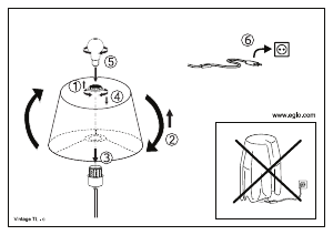 Bruksanvisning Eglo 49667 Lampa