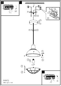 Bruksanvisning Eglo 49672 Lampa