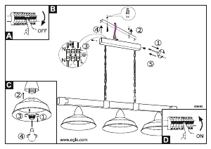 Bruksanvisning Eglo 49685 Lampa