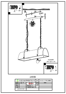 Bruksanvisning Eglo 49687 Lampa