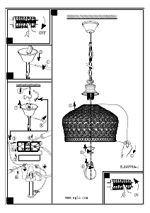 Bruksanvisning Eglo 49764 Lampa