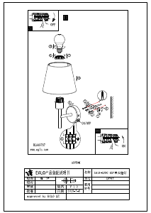 Bruksanvisning Eglo 49767 Lampa