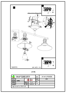 Bruksanvisning Eglo 49824 Lampa