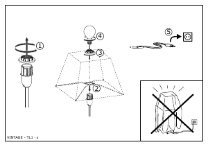 Bruksanvisning Eglo 49832 Lampa