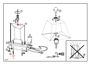 Bruksanvisning Eglo 49835 Lampa