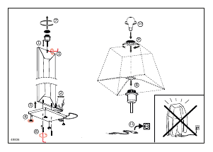 Bruksanvisning Eglo 49836 Lampa