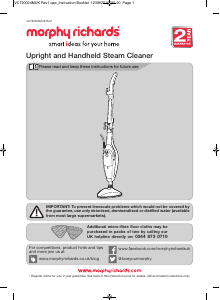 Bruksanvisning Morphy Richards 720024 Ångtvätt
