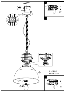 Bruksanvisning Eglo 49869 Lampa