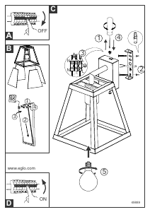 Bruksanvisning Eglo 49889 Lampa