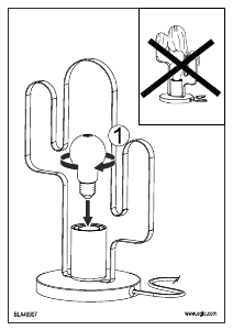 Bruksanvisning Eglo 49907 Lampa