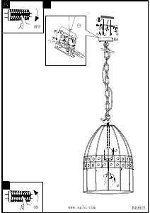 Bruksanvisning Eglo 49925 Lampa
