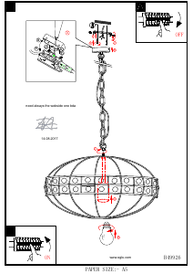 Bruksanvisning Eglo 49926 Lampa