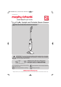 Bruksanvisning Morphy Richards 720506 Ångtvätt