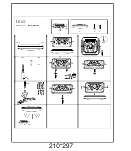 説明書 Eglo 75469 ランプ